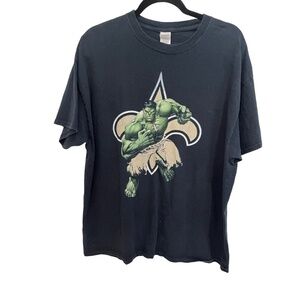 Incredible Hulk Gildan Black 100% Cotton Short Sleeve T-Shirt Size XL